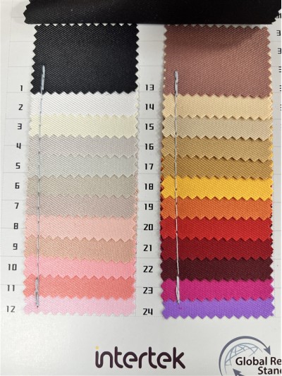 GZ-TY  再生華達呢復合  GRS    RPET面料  100%P  幅寬：147CM   工藝：100%Recycled 後面照